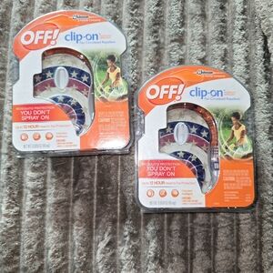 OFF! Clip-On Mosquito Repellent - Orange Patriotic Packaging